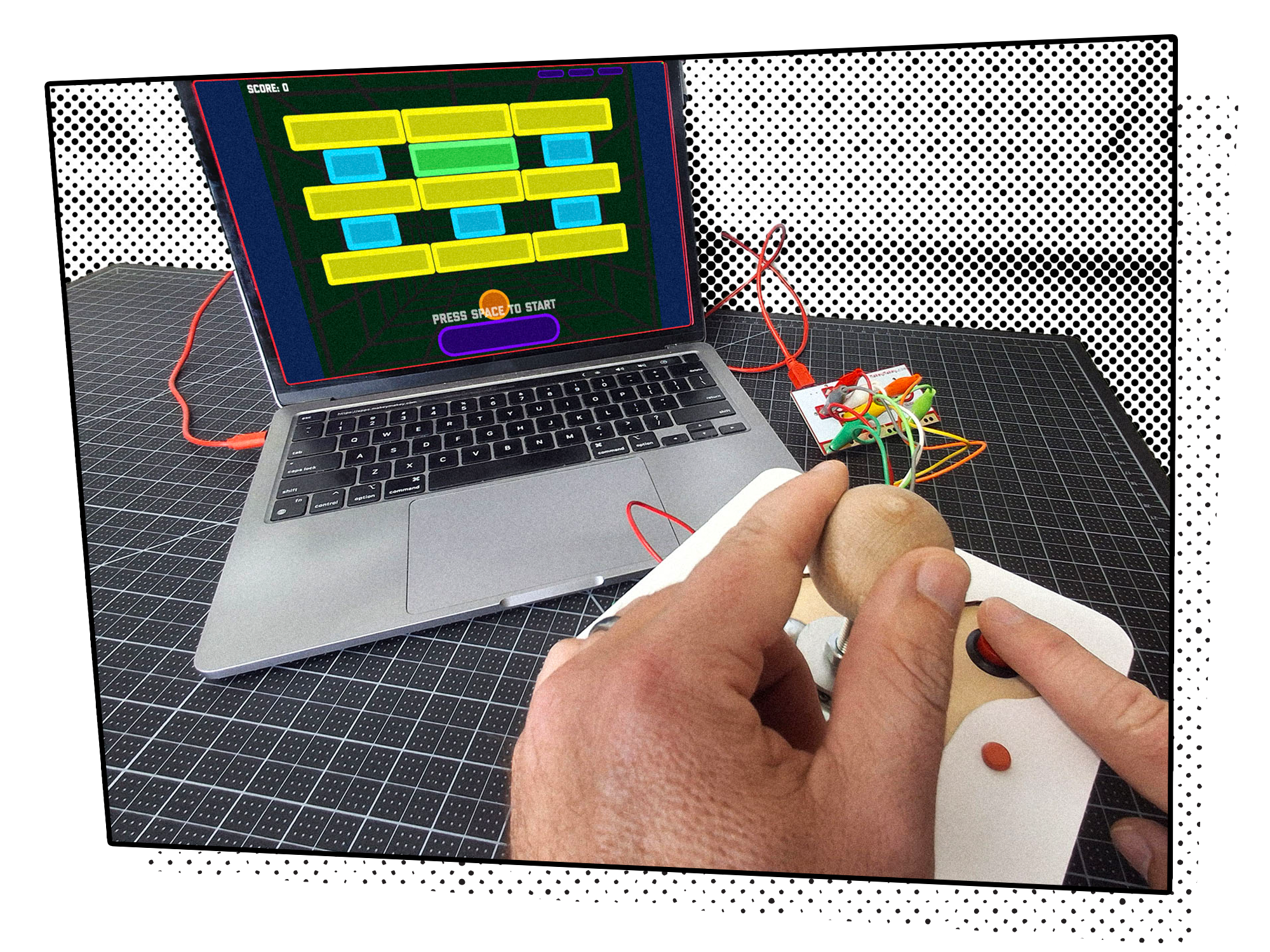 Retro Joystick Invention Launchpad